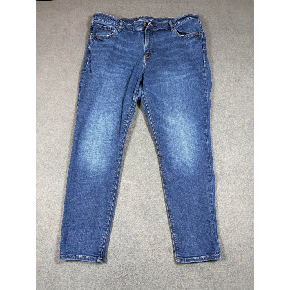 Old Navy Rockstar Super Skinny Women 18 Blue Denim Jeans